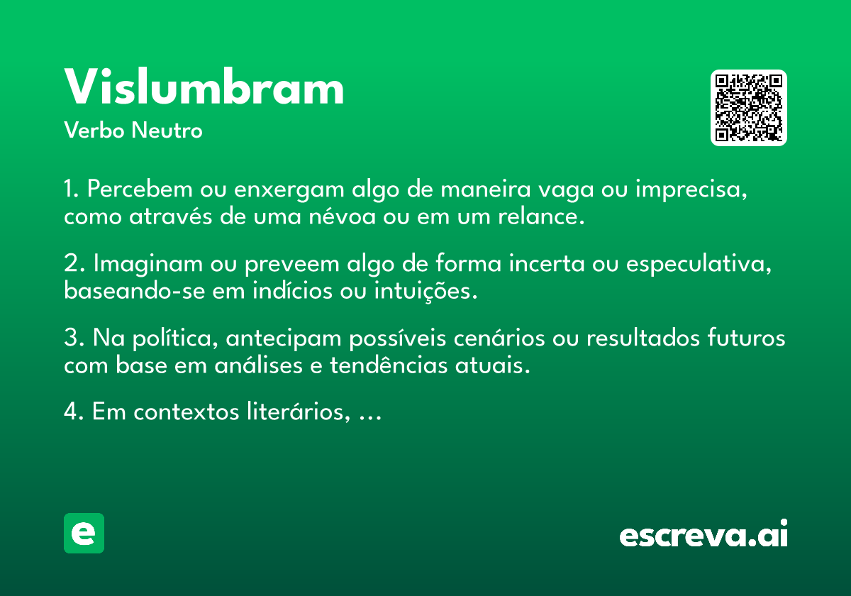vislumbram