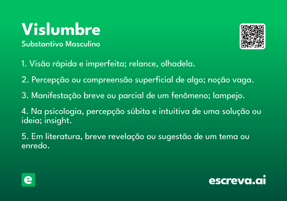 vislumbre