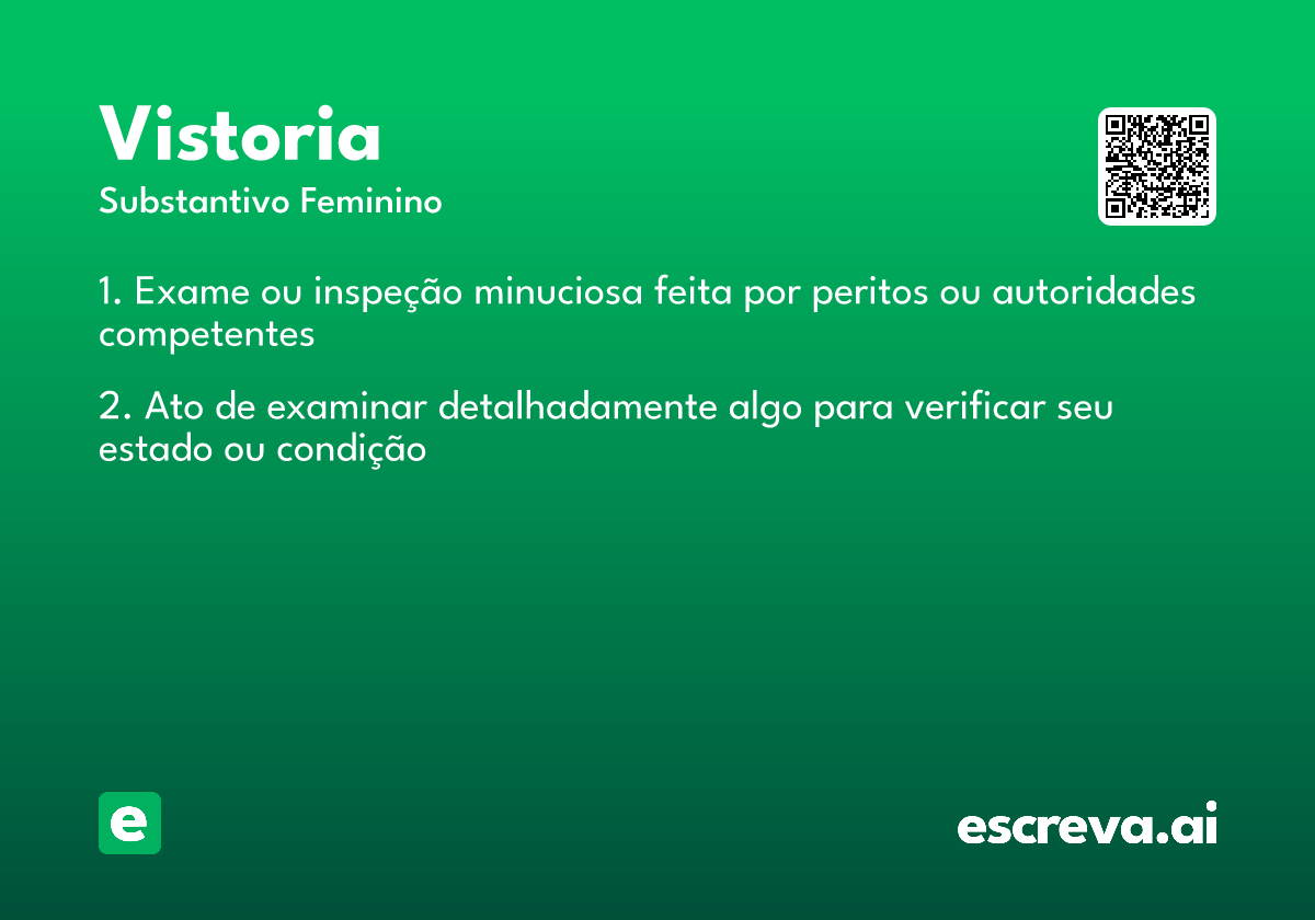 vistoria