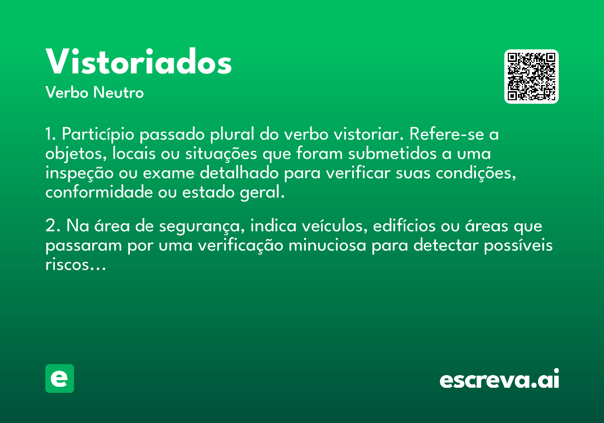 vistoriados