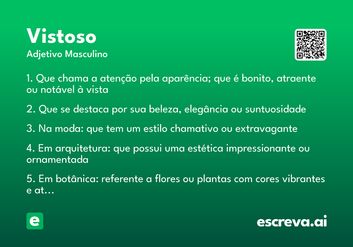 vistoso