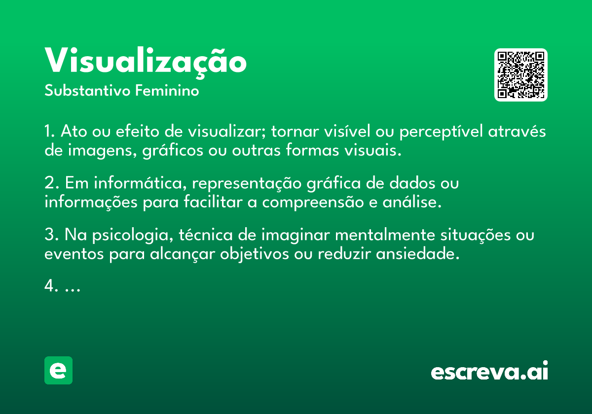 visualização