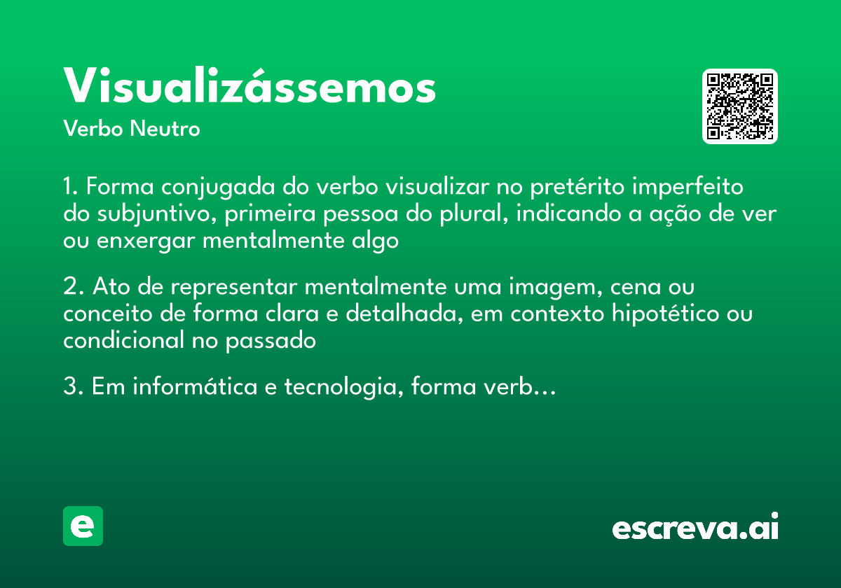 visualizássemos