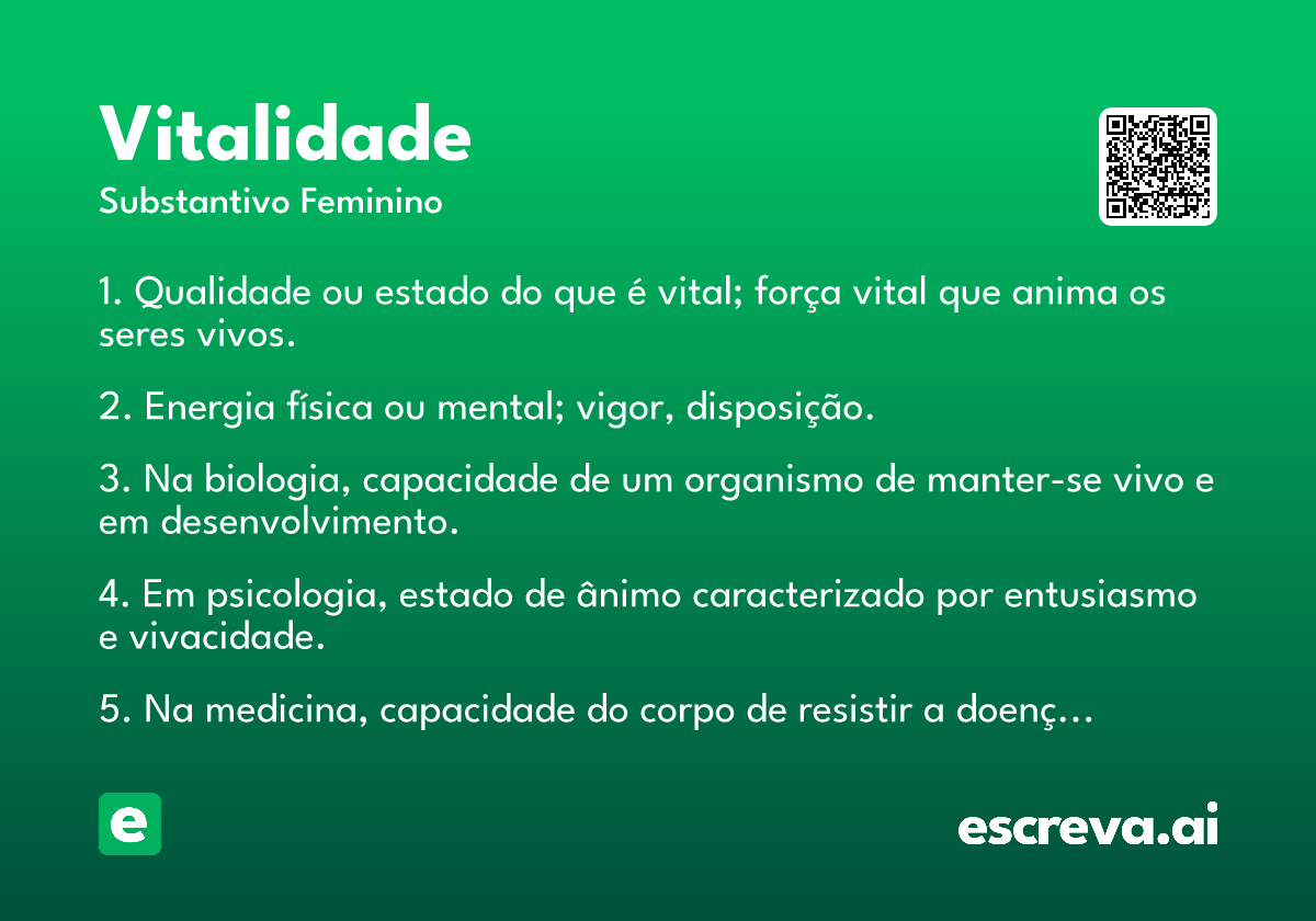 vitalidade