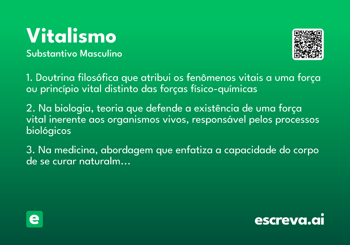 vitalismo