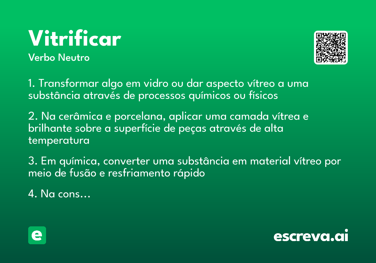 vitrificar