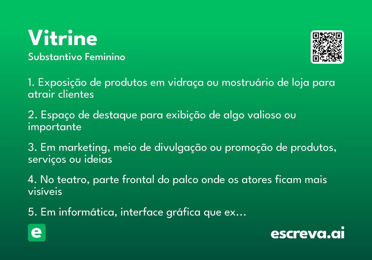 vitrine