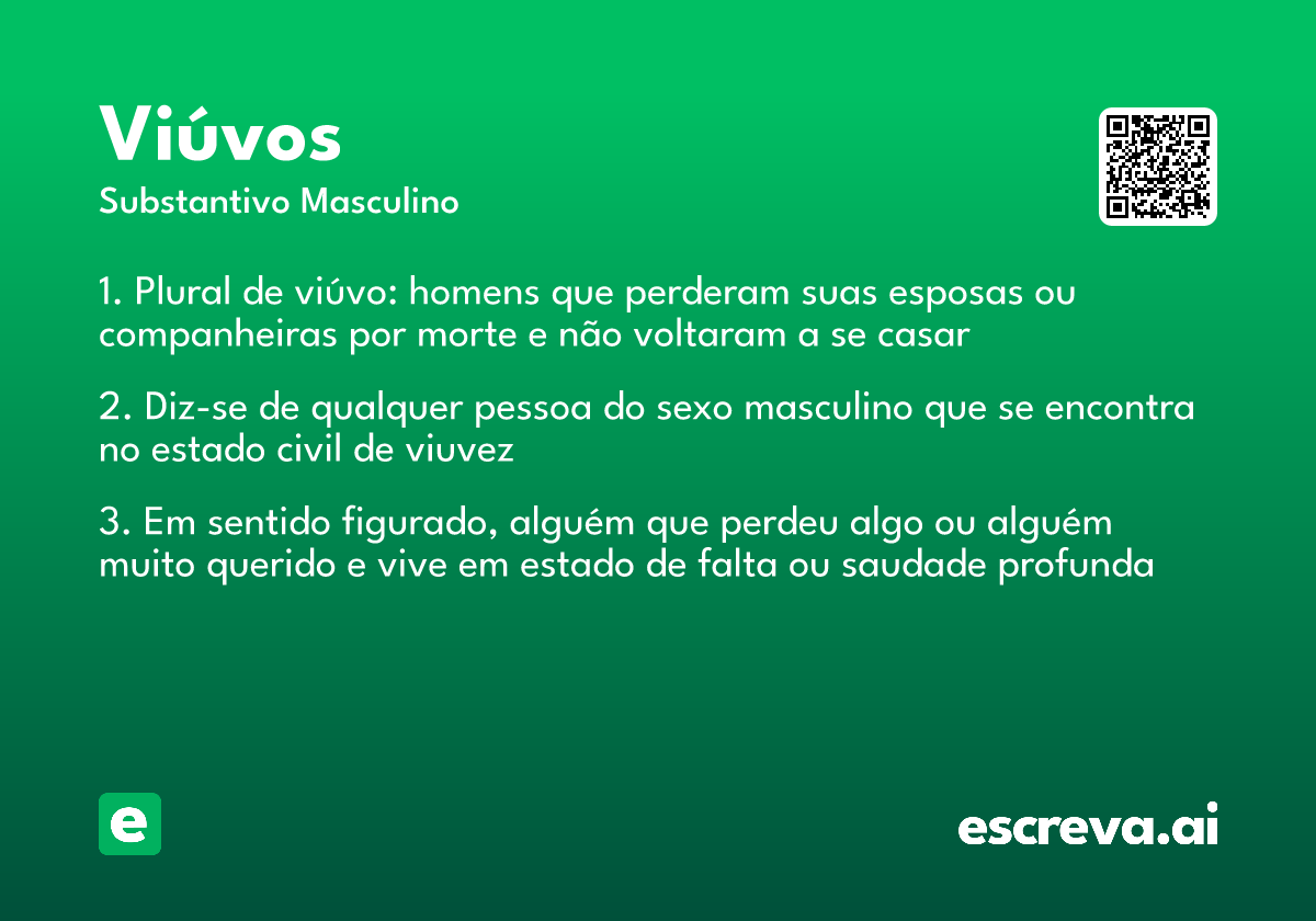 viúvos