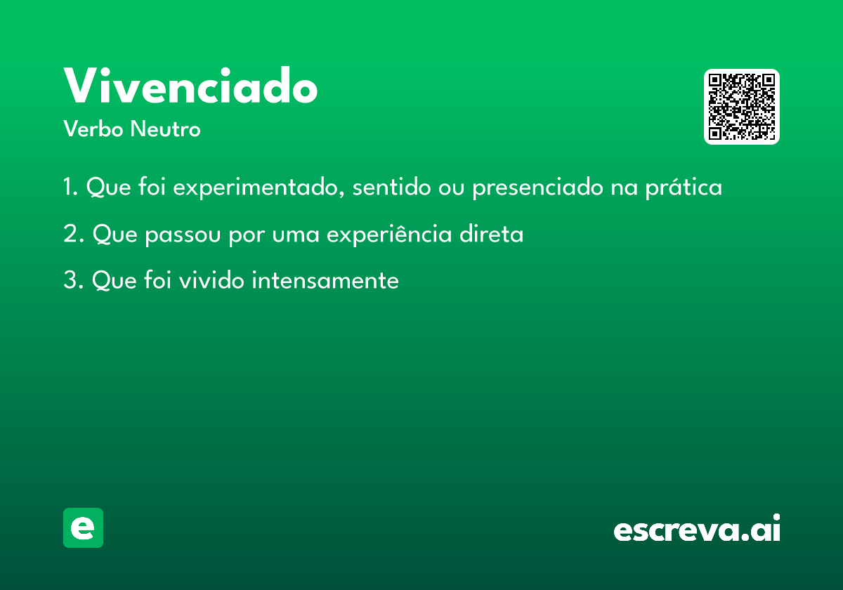 vivenciado