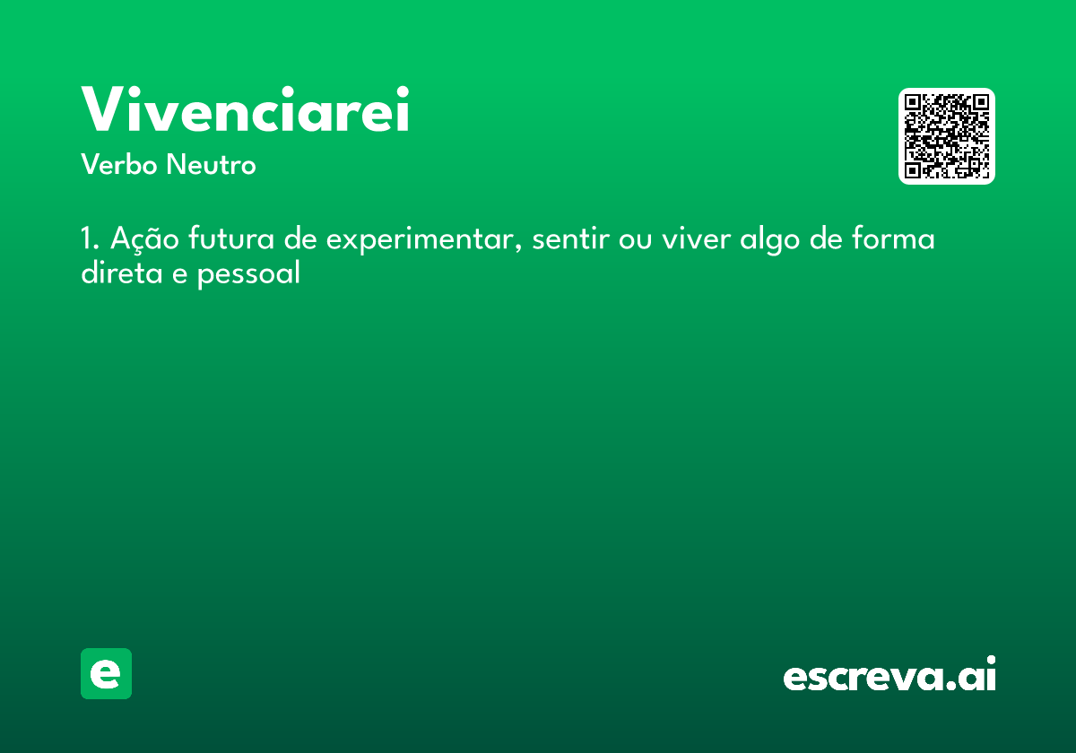 vivenciarei