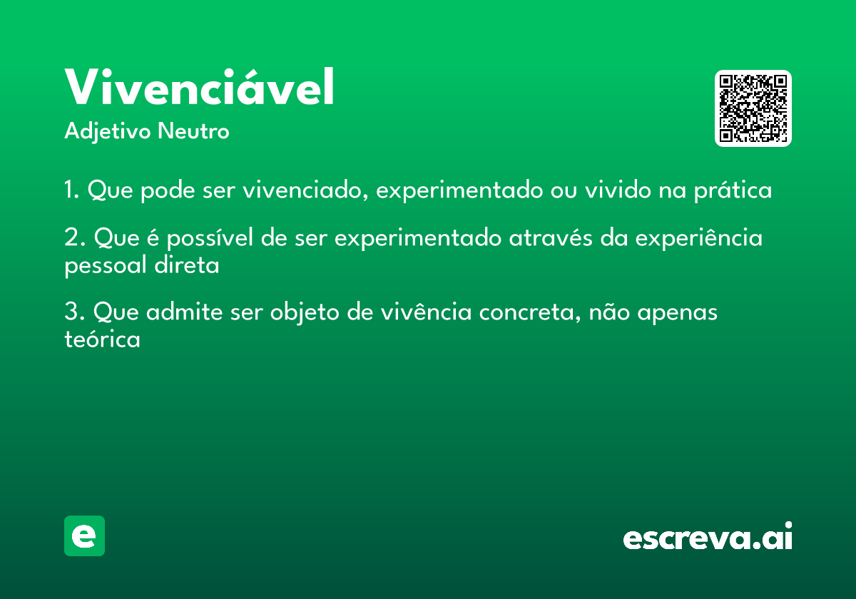 vivenciável