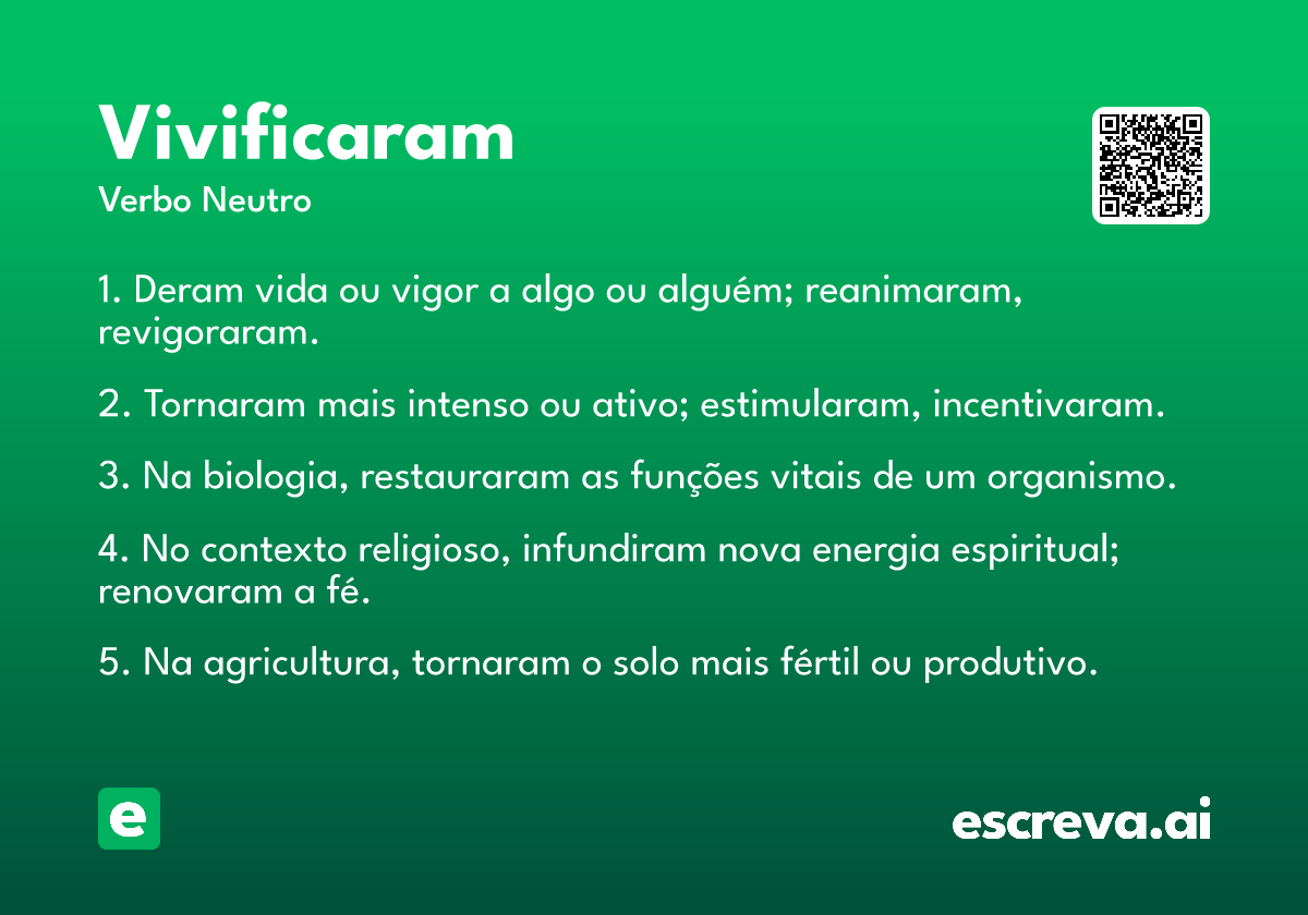 vivificaram
