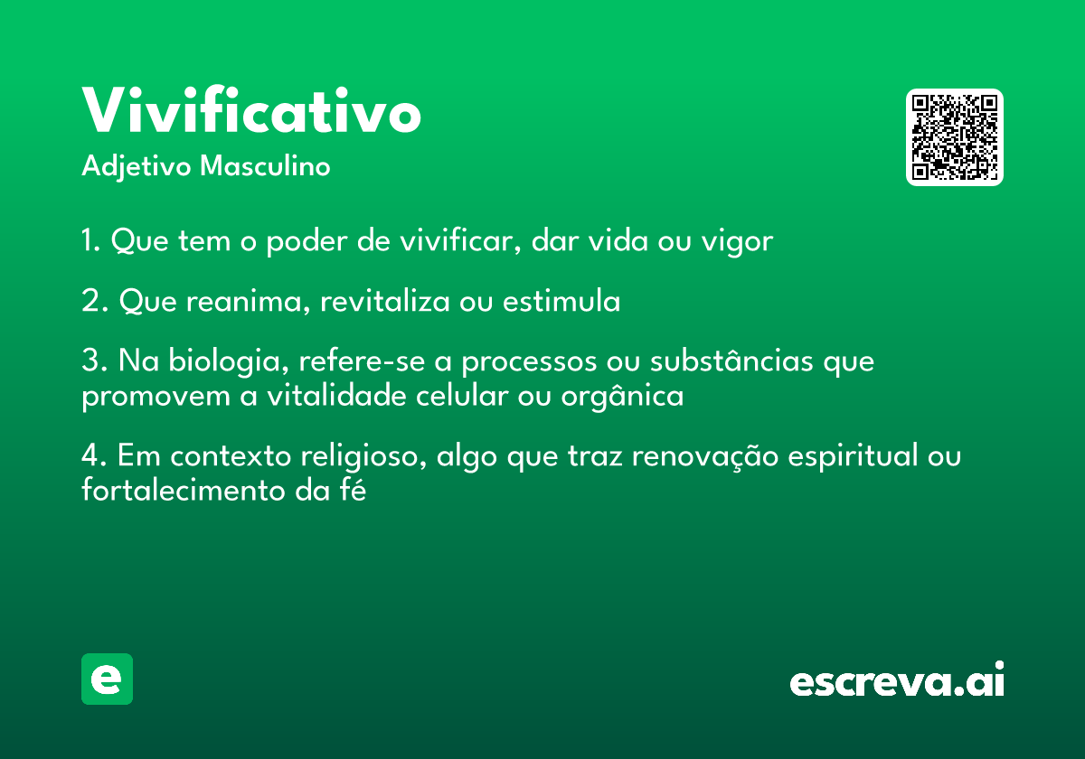 vivificativo