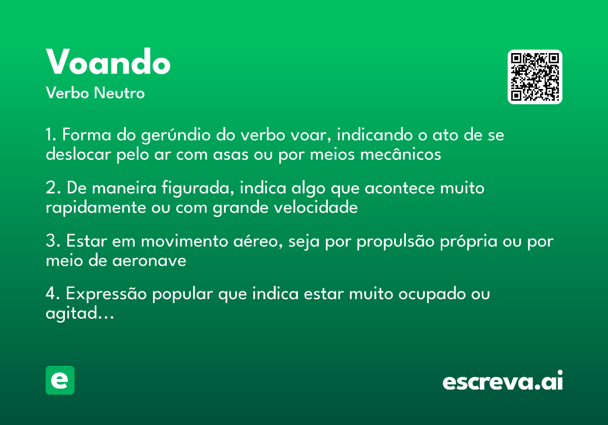 voando
