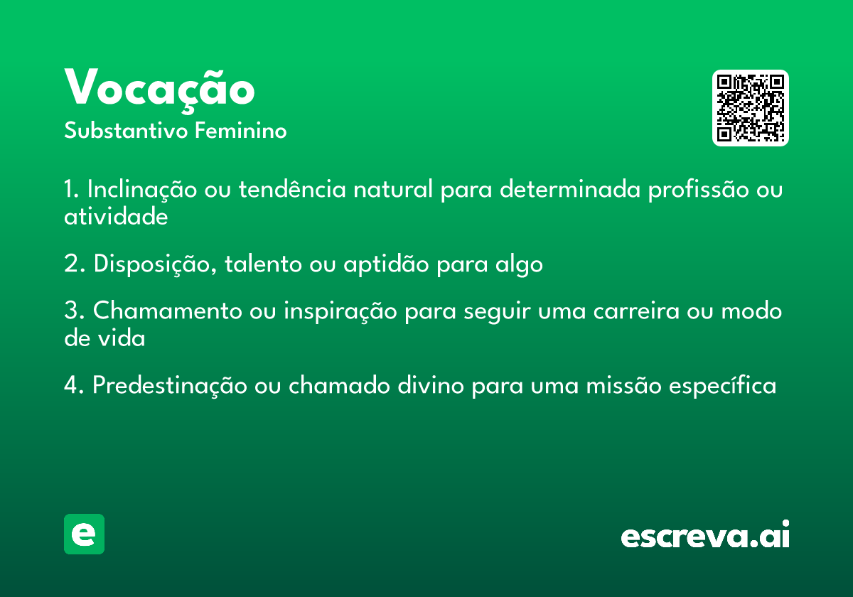 vocação