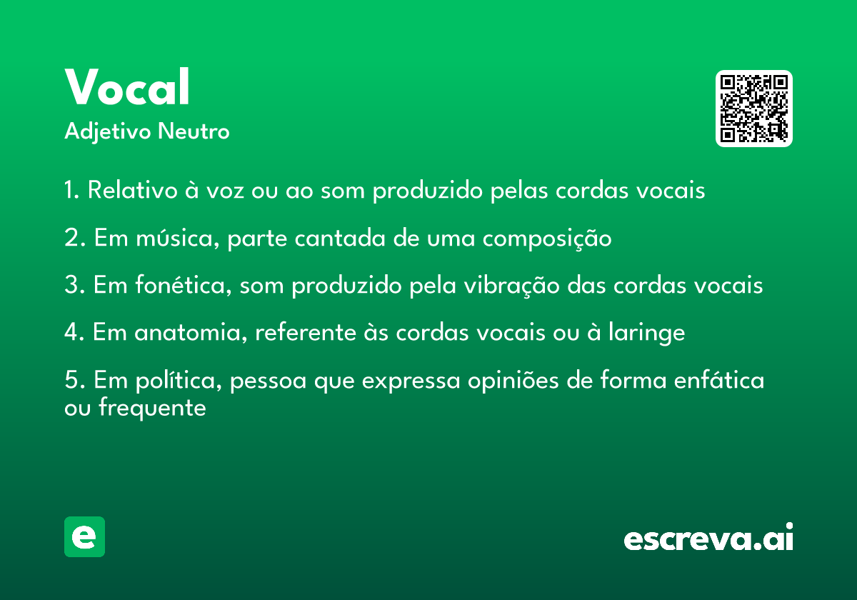 vocal