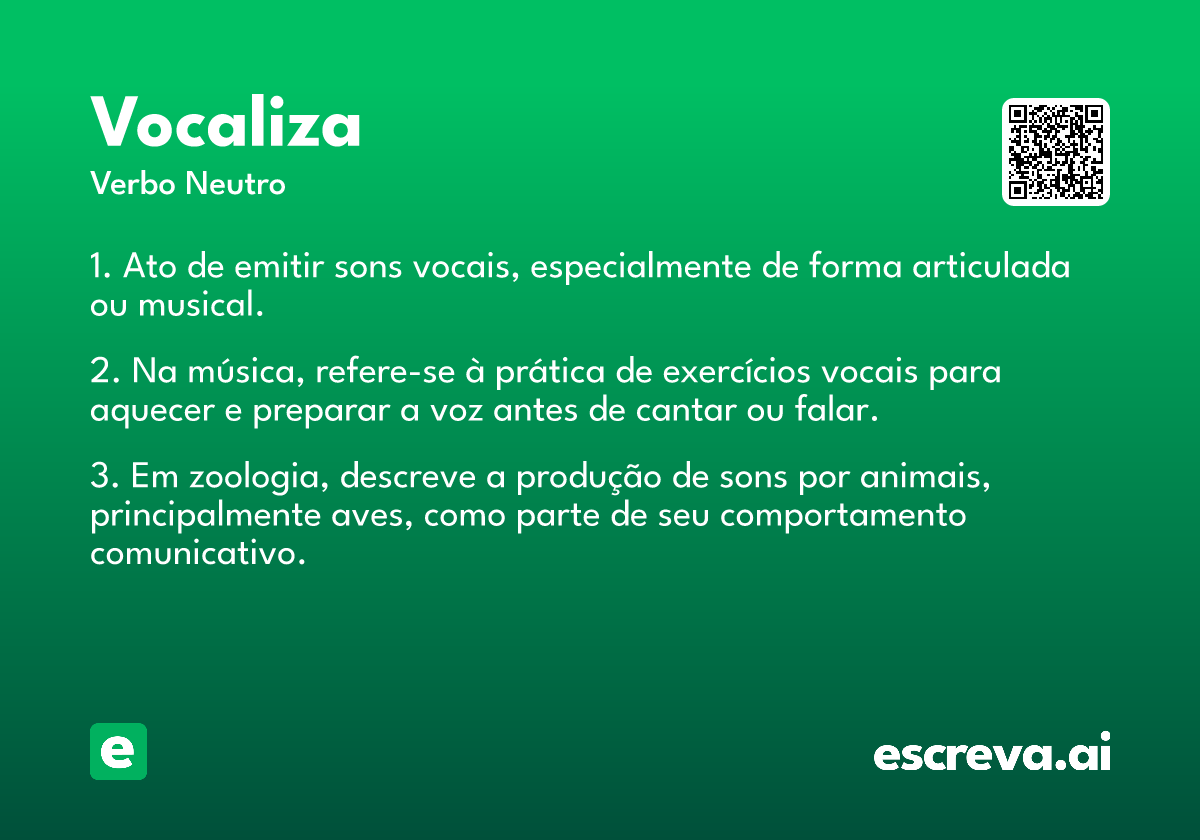 vocaliza