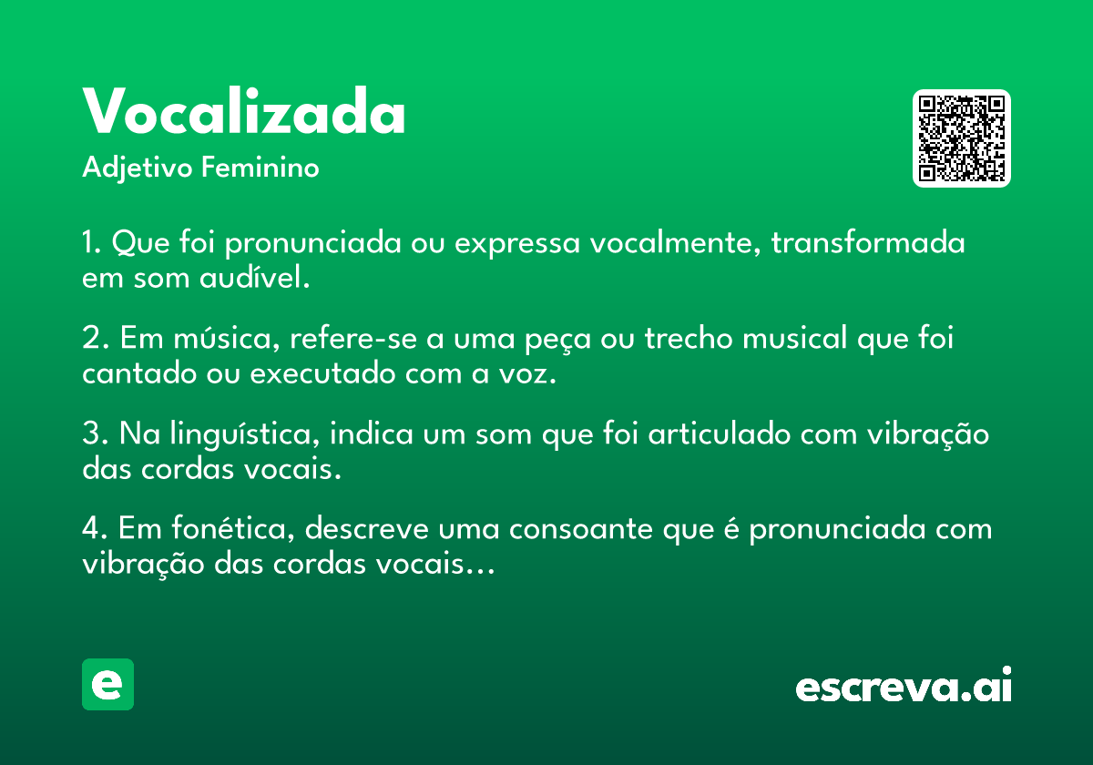 vocalizada