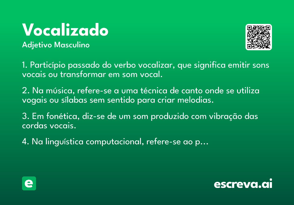 vocalizado