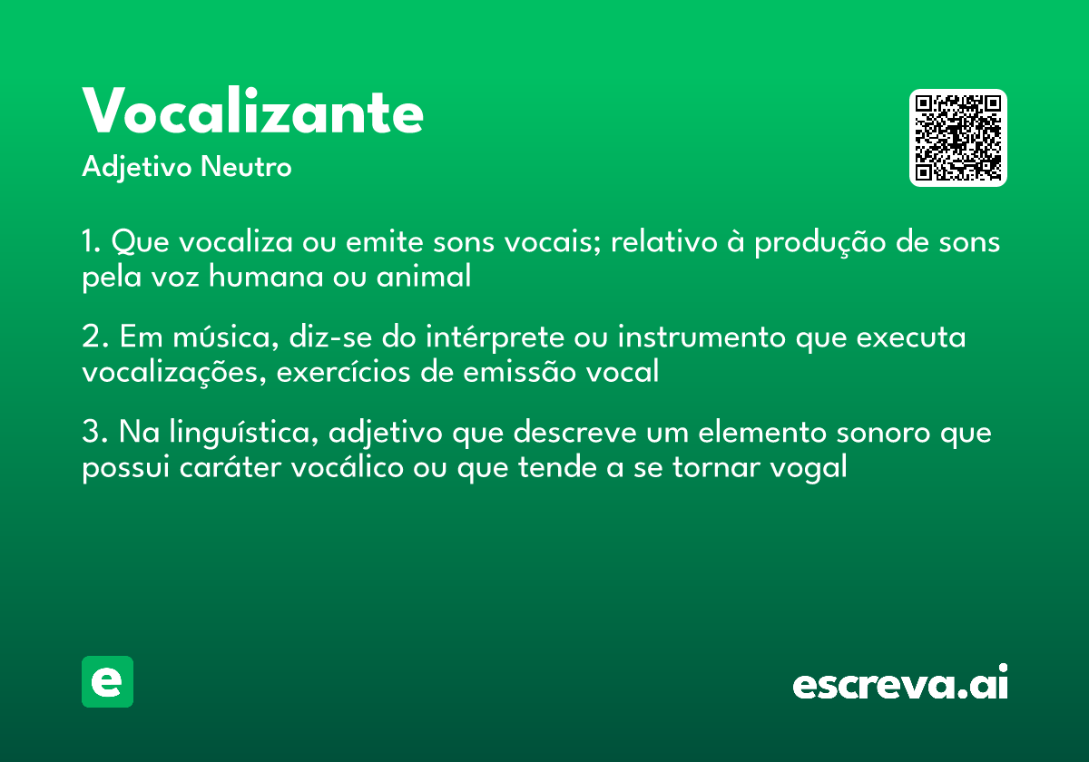 vocalizante