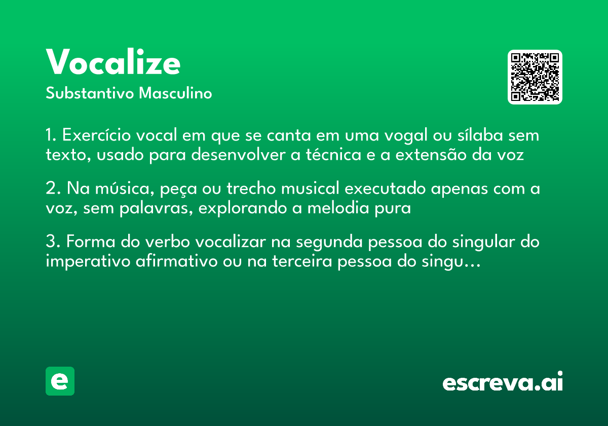 vocalize