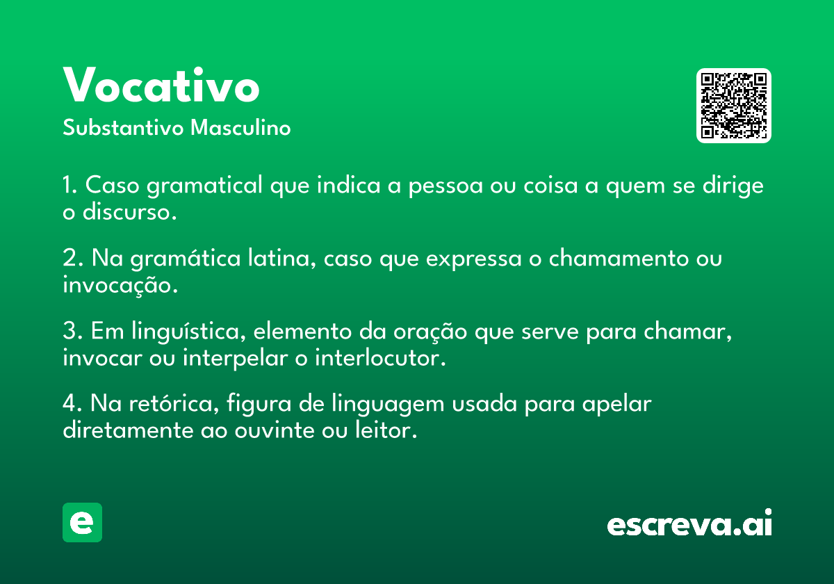 vocativo