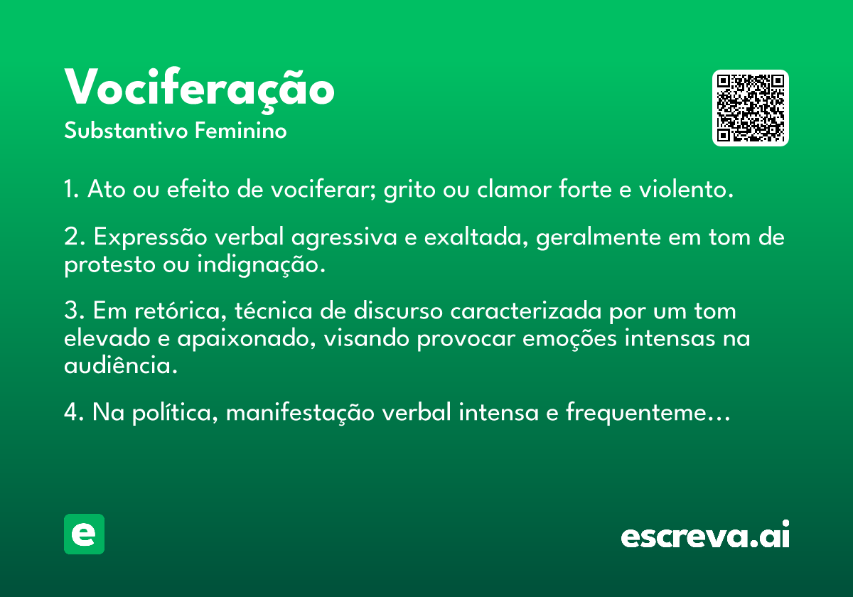 vociferação