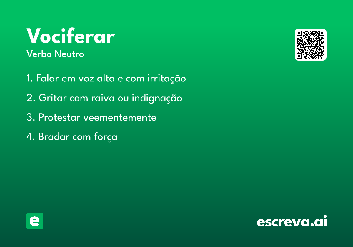 vociferar