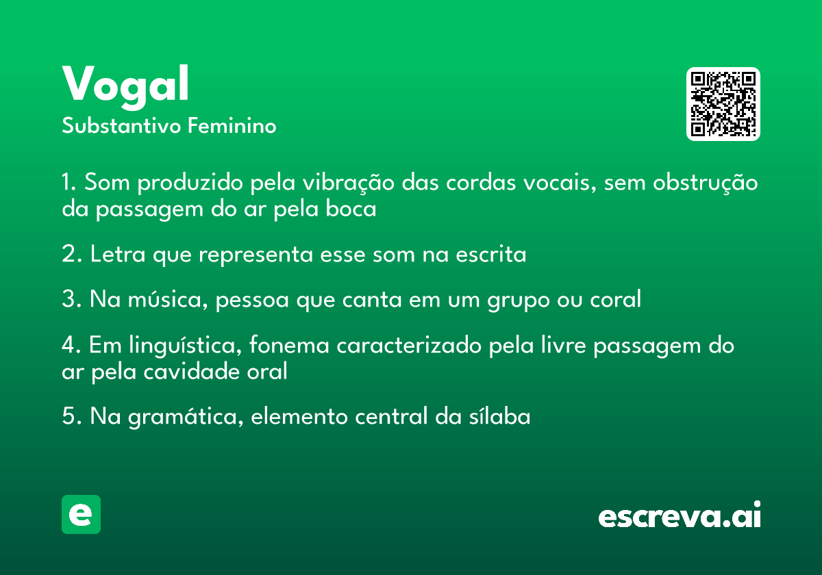 vogal