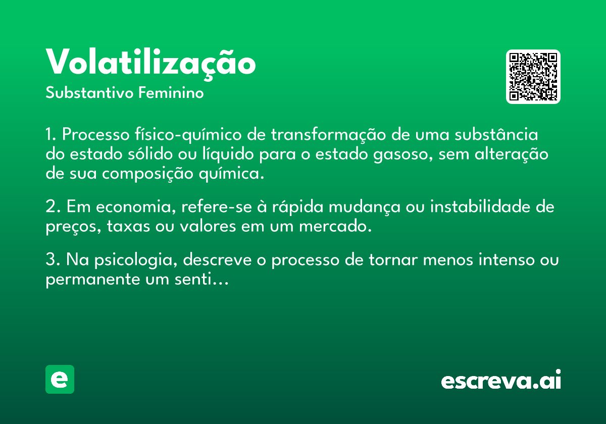 volatilização