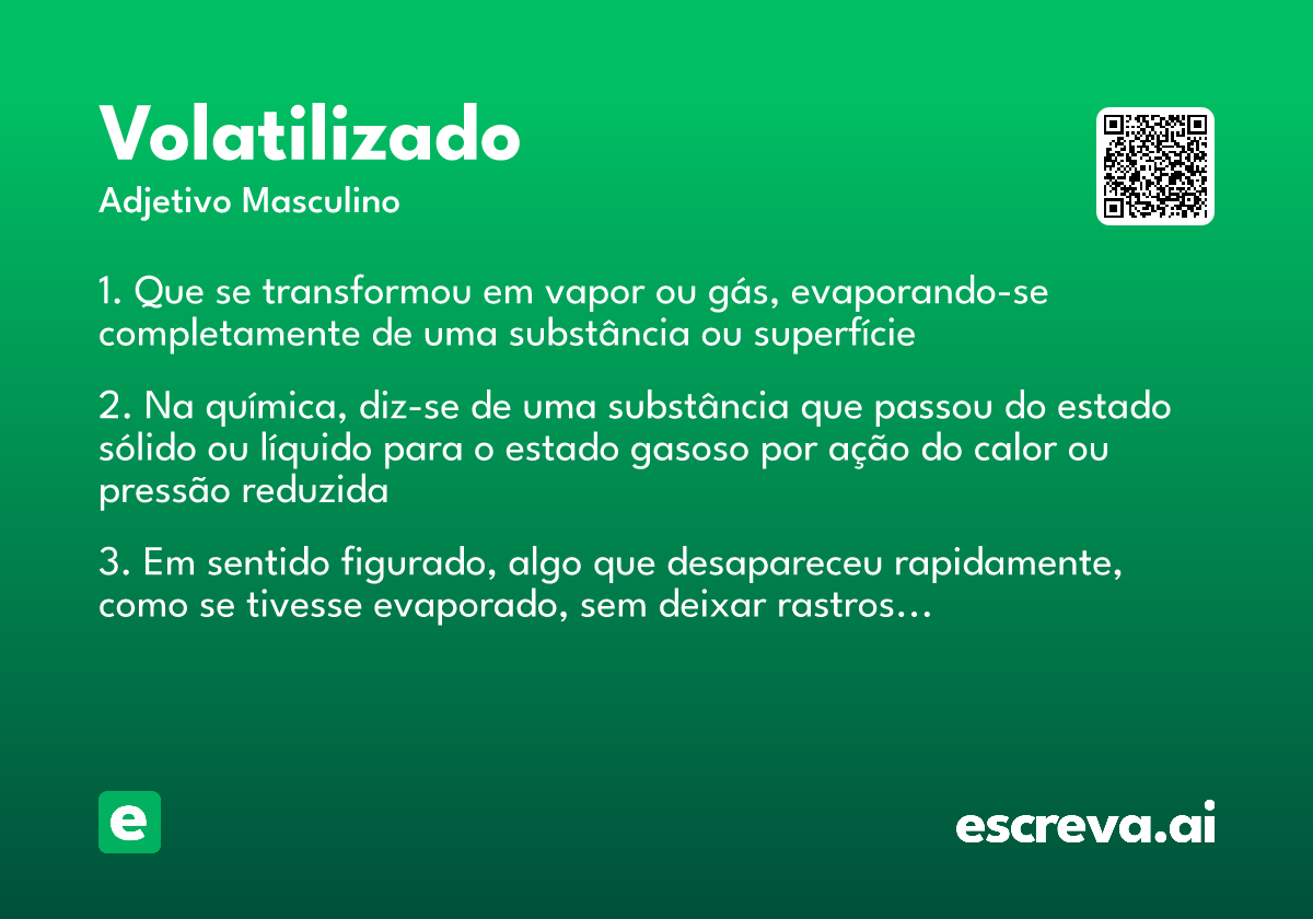 volatilizado