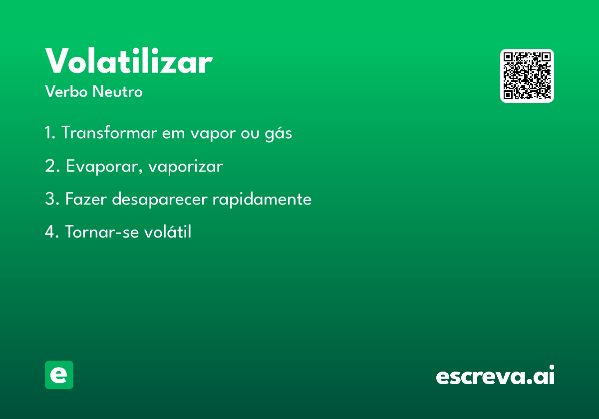 volatilizar