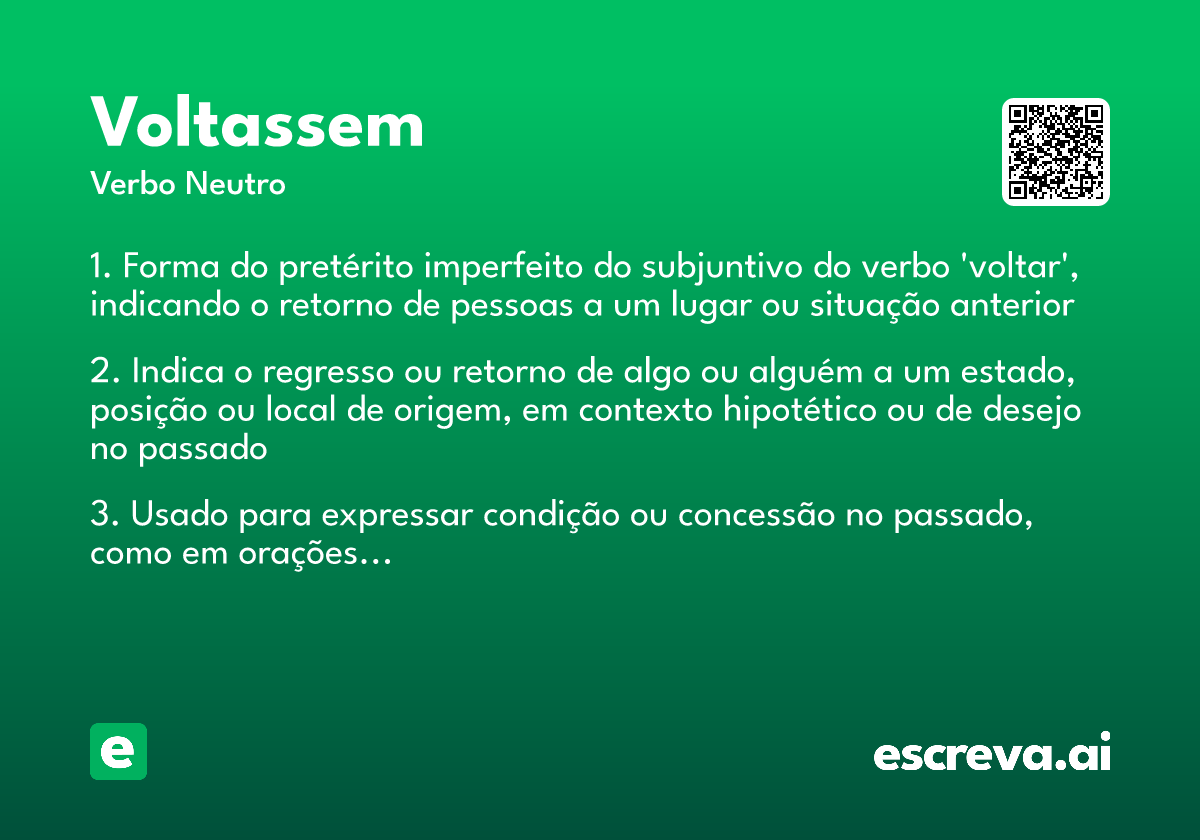 voltassem
