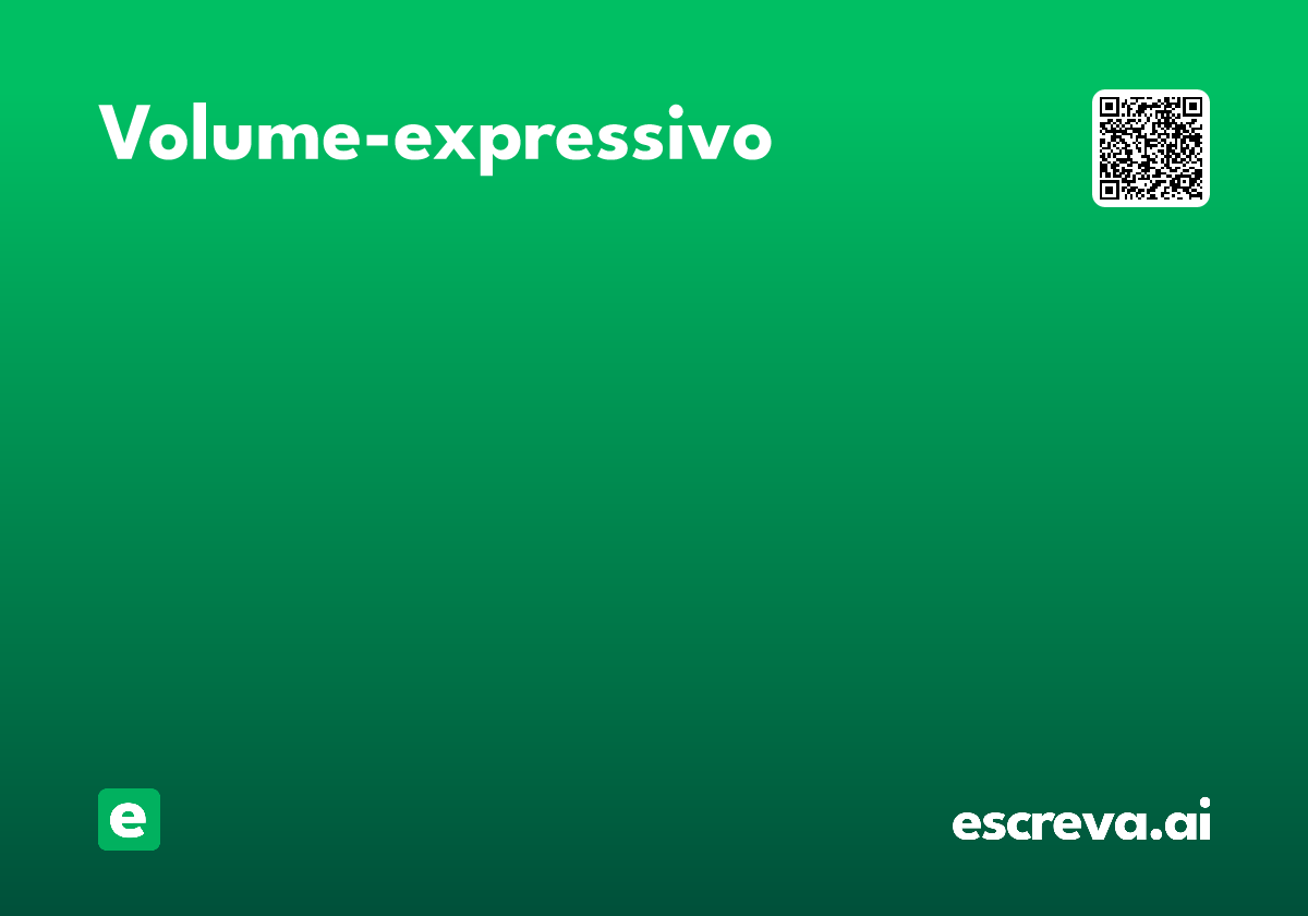 volume-expressivo