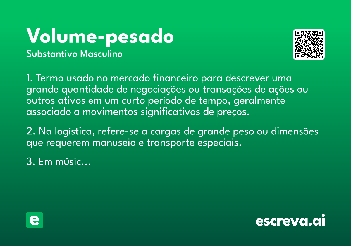volume-pesado