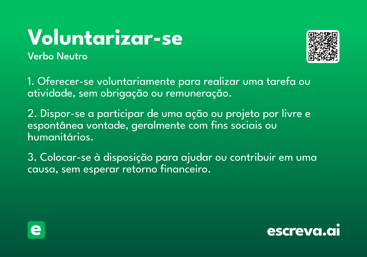voluntarizar-se