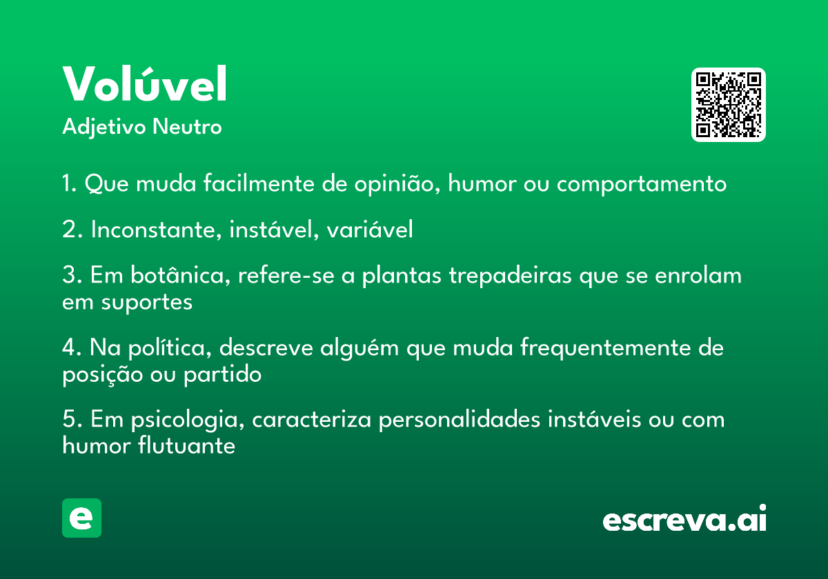 volúvel