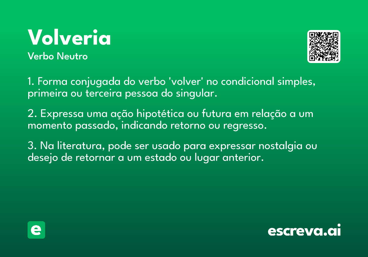 volveria