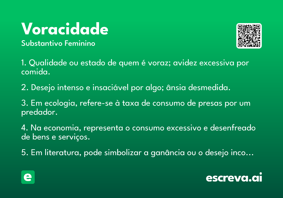 voracidade