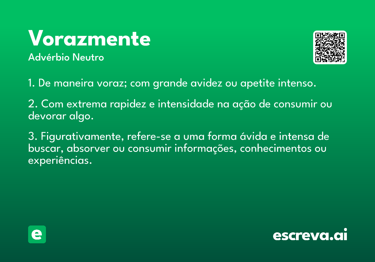 vorazmente