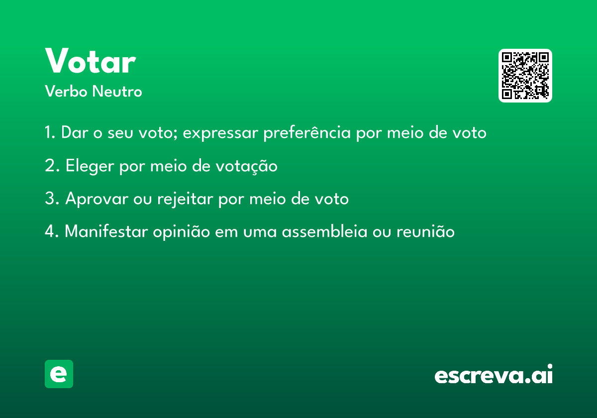 votar