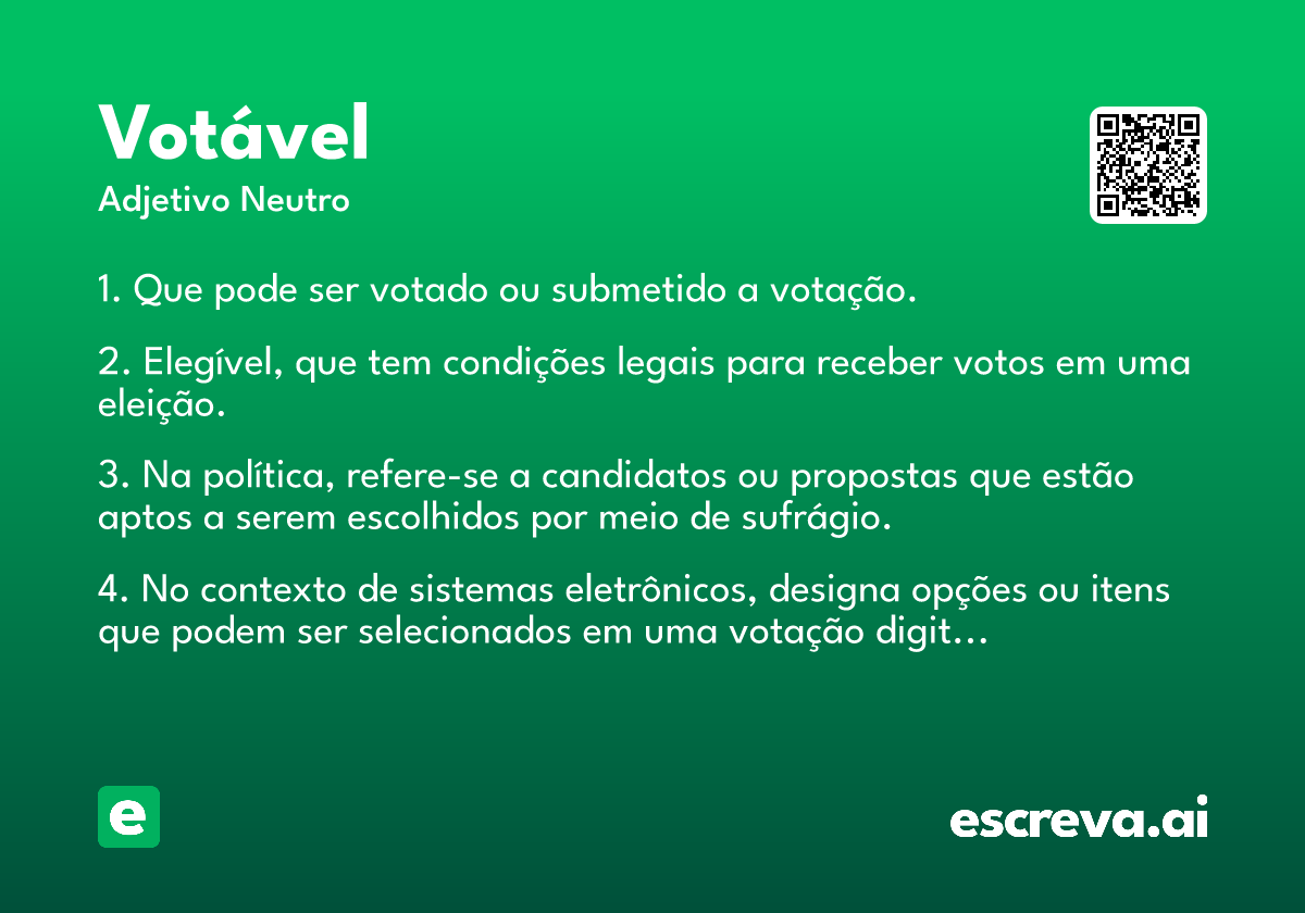 votável
