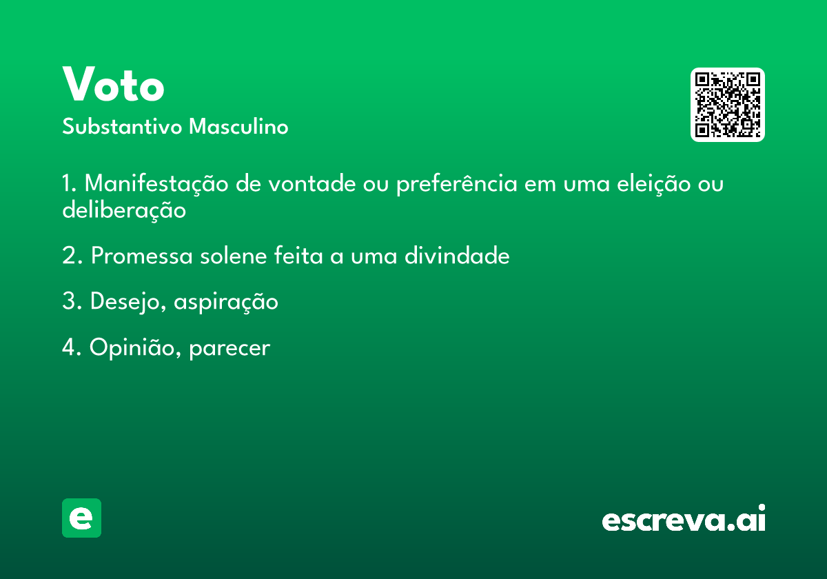 voto