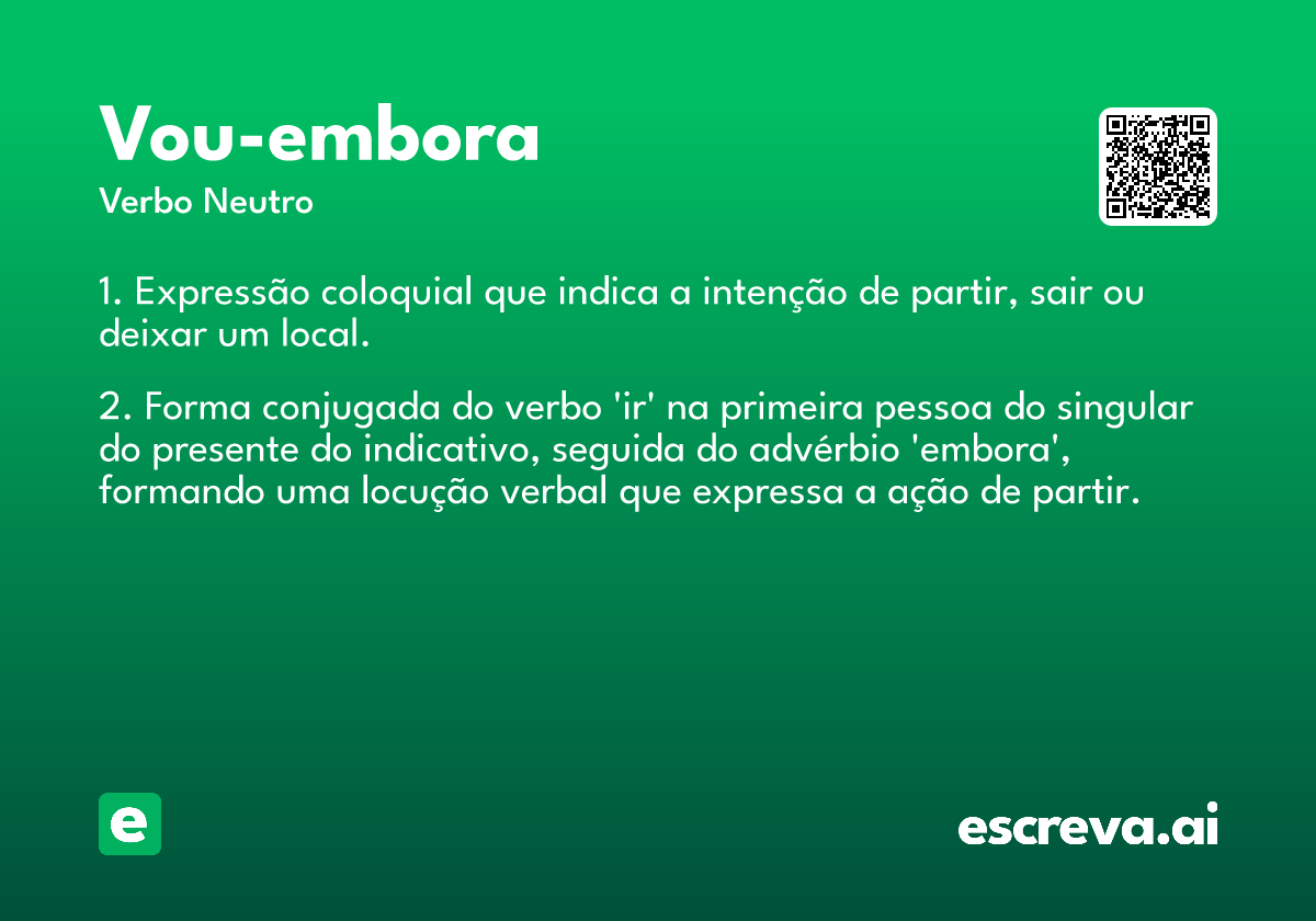 vou-embora