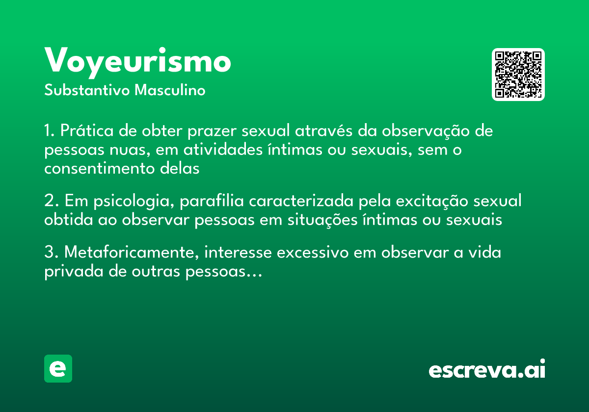 voyeurismo