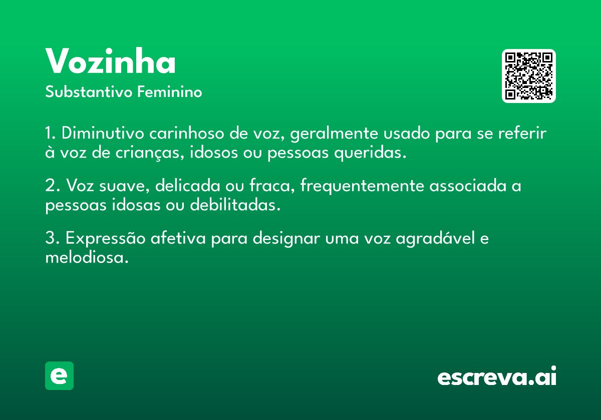 vozinha