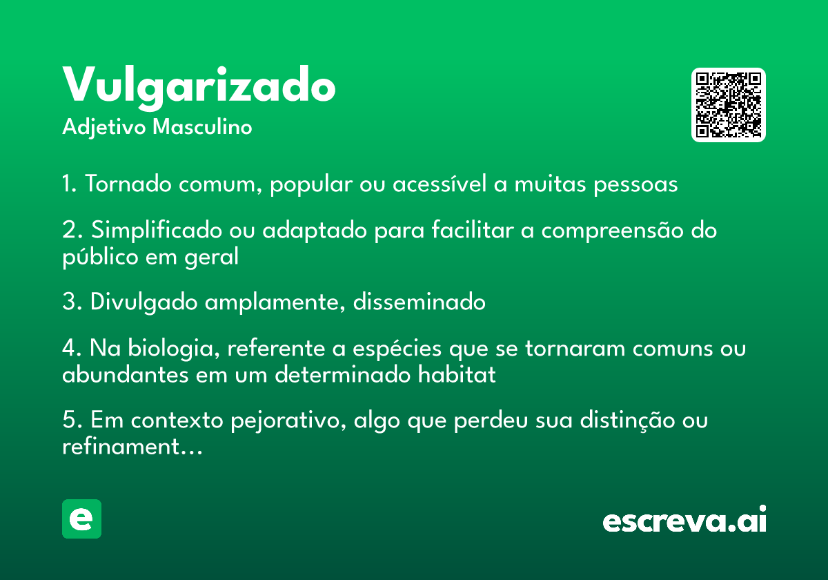 vulgarizado