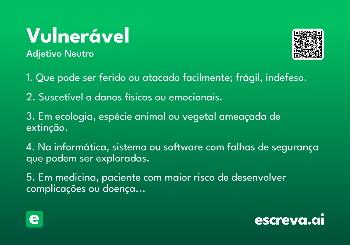 vulnerável