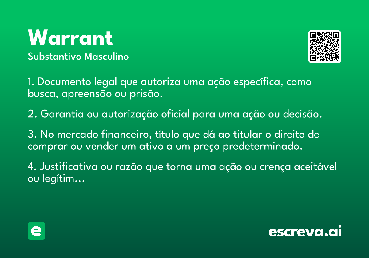 warrant