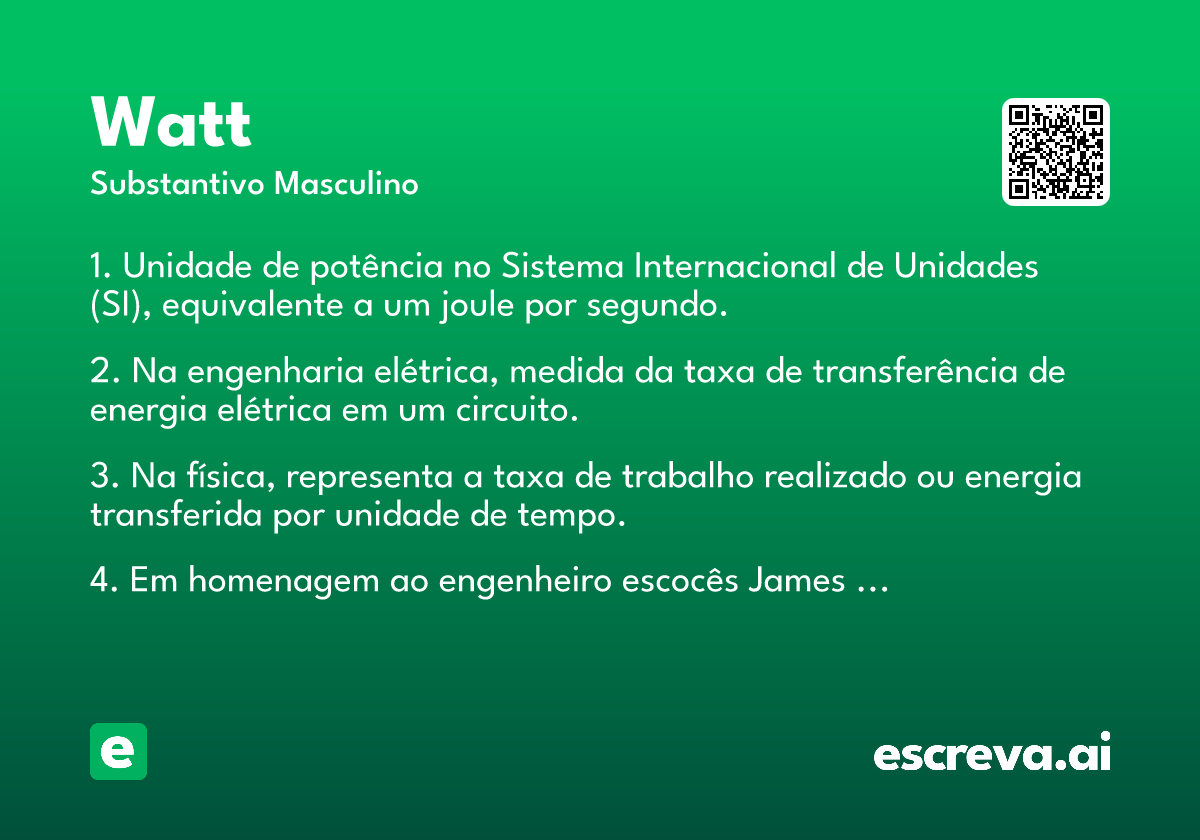 watt